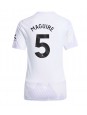 Billige Manchester United Harry Maguire #5 Bortedrakt Dame 2025-26 Kortermet